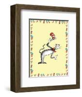 The Cat in the Hat: The Cat (on yellow)-Theodor (Dr. Seuss) Geisel-Framed Art Print