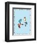 The Cat in the Hat: Thing One (on blue)-Theodor (Dr. Seuss) Geisel-Framed Art Print