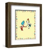 The Cat in the Hat: Thing One (on yellow)-Theodor (Dr. Seuss) Geisel-Framed Art Print