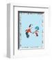 The Cat in the Hat: Thing Two (on blue)-Theodor (Dr. Seuss) Geisel-Framed Art Print