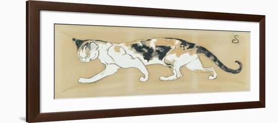 The Cat, le Chat-Théophile Alexandre Steinlen-Framed Giclee Print