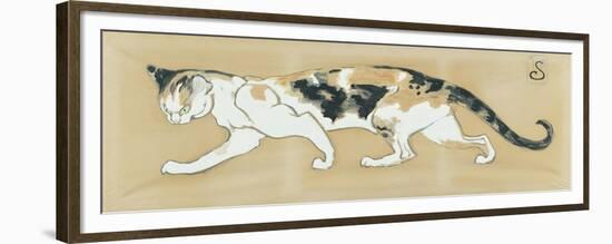 The Cat, le Chat-Théophile Alexandre Steinlen-Framed Giclee Print