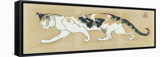 The Cat, le Chat-Théophile Alexandre Steinlen-Framed Stretched Canvas