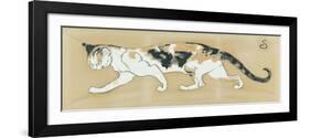 The Cat, le Chat-Théophile Alexandre Steinlen-Framed Giclee Print