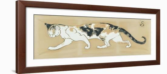 The Cat, le Chat-Théophile Alexandre Steinlen-Framed Giclee Print