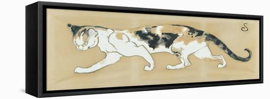 The Cat, le Chat-Théophile Alexandre Steinlen-Framed Stretched Canvas