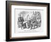 The Cat Out of the Bag, 1867-John Tenniel-Framed Giclee Print