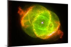 The Cat's Eye Nebula Space Photo Art Poster Print-null-Mounted Poster