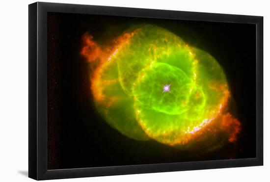 The Cat's Eye Nebula Space Photo Art Poster Print-null-Framed Poster