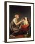 The Cat's Lunch-Marguerite Gerard-Framed Giclee Print