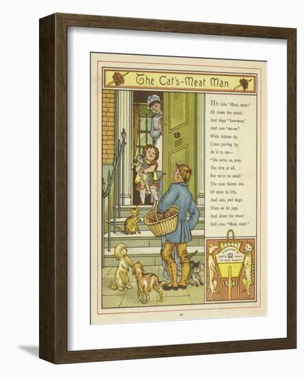 The Cat's Meat Man-Thomas Crane-Framed Giclee Print