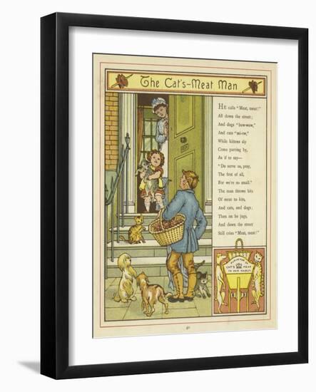 The Cat's Meat Man-Thomas Crane-Framed Giclee Print