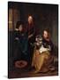 The Cat's Medicine-Jan Havicksz. Steen-Stretched Canvas