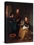 The Cat's Medicine-Jan Havicksz. Steen-Stretched Canvas