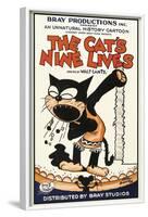 The Cat's Nine Lives-Bray Productions-Framed Art Print