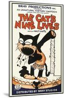 The Cat's Nine Lives-Bray Productions-Mounted Art Print