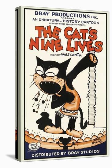 The Cat's Nine Lives-Bray Productions-Stretched Canvas