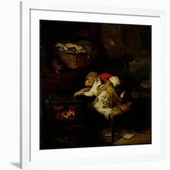 The Cat's Paw, C.1824-Edwin Landseer-Framed Giclee Print