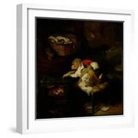 The Cat's Paw, C.1824-Edwin Landseer-Framed Giclee Print