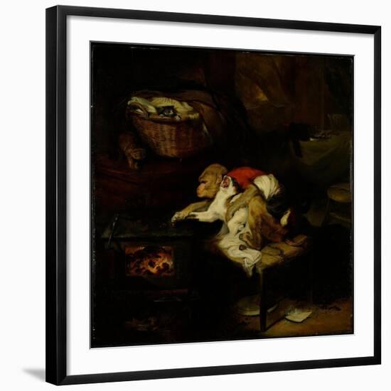 The Cat's Paw, C.1824-Edwin Landseer-Framed Giclee Print