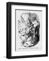 The Cat's Paw: or Poor PuSey, 1850-null-Framed Giclee Print