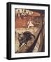 the Cat Stole Away behind the City Walls to the Church .. , from the Fairy Tales of the Brothers G-Arthur Rackham-Framed Giclee Print