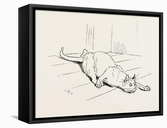 The Cat That Ate the Rat, 19th Century-null-Framed Stretched Canvas