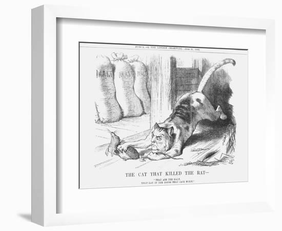 The Cat That Killed the Rat, 1880-Joseph Swain-Framed Giclee Print