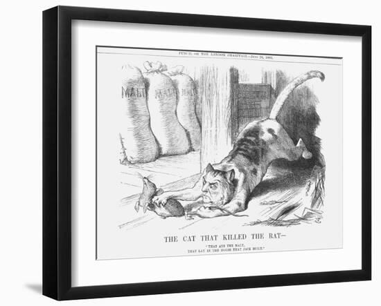 The Cat That Killed the Rat, 1880-Joseph Swain-Framed Giclee Print