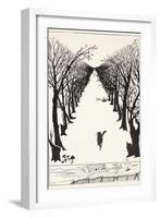 The Cat That Walked by Himself, Illustration from 'Just So Stories for Little Children'-Rudyard Kipling-Framed Giclee Print