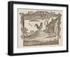 The Cat, the Cock and the Young Mouse Together in the Farmyard-null-Framed Art Print