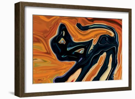 The Cat-Rabi Khan-Framed Art Print