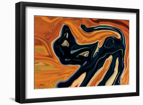 The Cat-Rabi Khan-Framed Art Print