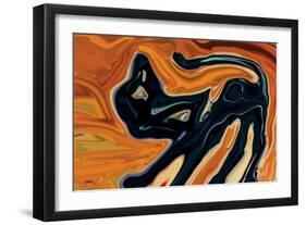 The Cat-Rabi Khan-Framed Art Print