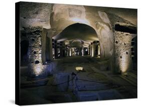 The Catacombs of San Gennaro (St. Januarius), Naples, Campania, Italy, Europe-Oliviero Olivieri-Stretched Canvas