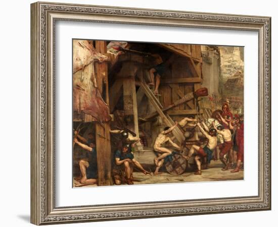 The Catapult, C.1868-72-Sir Edward John Poynter-Framed Giclee Print