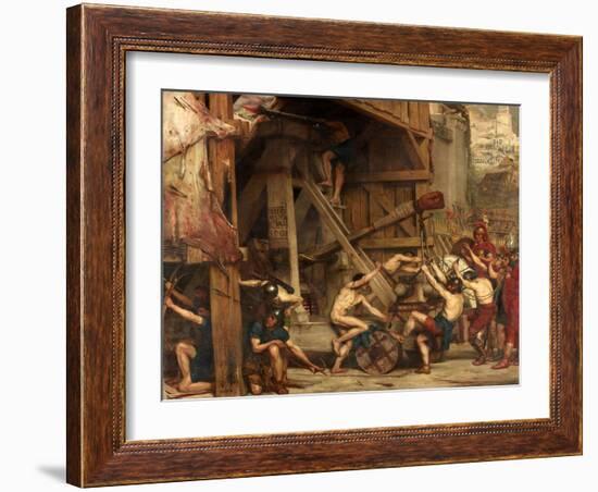 The Catapult, C.1868-72-Sir Edward John Poynter-Framed Giclee Print