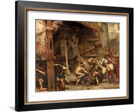 The Catapult, C.1868-72-Sir Edward John Poynter-Framed Giclee Print