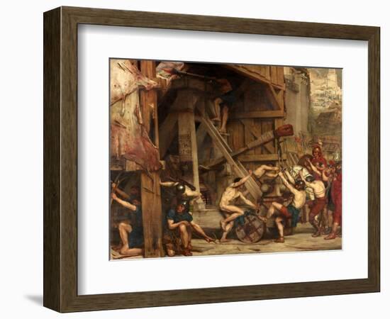 The Catapult, C.1868-72-Sir Edward John Poynter-Framed Giclee Print