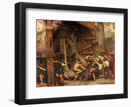 The Catapult, C.1868-72-Sir Edward John Poynter-Framed Giclee Print