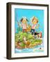 The Catch - Child Life-Ruth VanSciver-Framed Premium Giclee Print