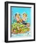 The Catch - Child Life-Ruth VanSciver-Framed Giclee Print