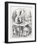 The Caterpillar from Alice-John Tenniel-Framed Giclee Print