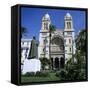 The Cathedral Along Avenue Bourguiba, Tunis, Tunisia, North Africa, Africa-Stuart Black-Framed Stretched Canvas