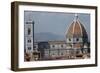 The Cathedral and Giottos Tower in Florence from the Palazzo Vecchio-Filippo Brunelleschi-Framed Photographic Print