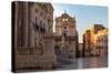 The Cathedral and Piazza Duomo in Early Morning on the Tiny Island of Ortygia-Martin Child-Stretched Canvas