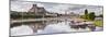 The Cathedral and Town of Auxerre on the River Yonne, Burgundy, France, Europe-Julian Elliott-Mounted Photographic Print