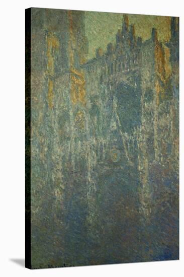 The Cathedral at Rouen, in the Fog, circa 1893-Claude Monet-Stretched Canvas