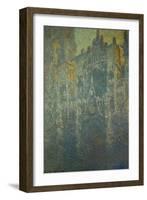 The Cathedral at Rouen, in the Fog, circa 1893-Claude Monet-Framed Giclee Print