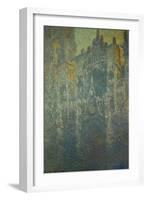 The Cathedral at Rouen, in the Fog, circa 1893-Claude Monet-Framed Giclee Print